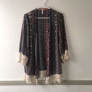 Patterned cardigan